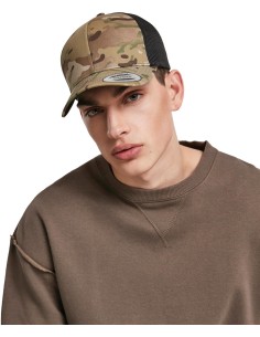 F-6606MC-Retro Trucker Multicam Cap 2